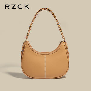 RZCK nouveautés sac à main demi-lune en cuir véritable populaire pour femmes sacs à bandoulière en cuir véritable pour dames de bonne qualité - Product Image 4