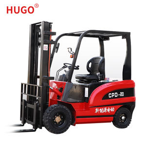 Marca HUGO, carretilla elevadora de cuatro ruedas de 3 toneladas, máquina elevadora eléctrica - Product Image 2