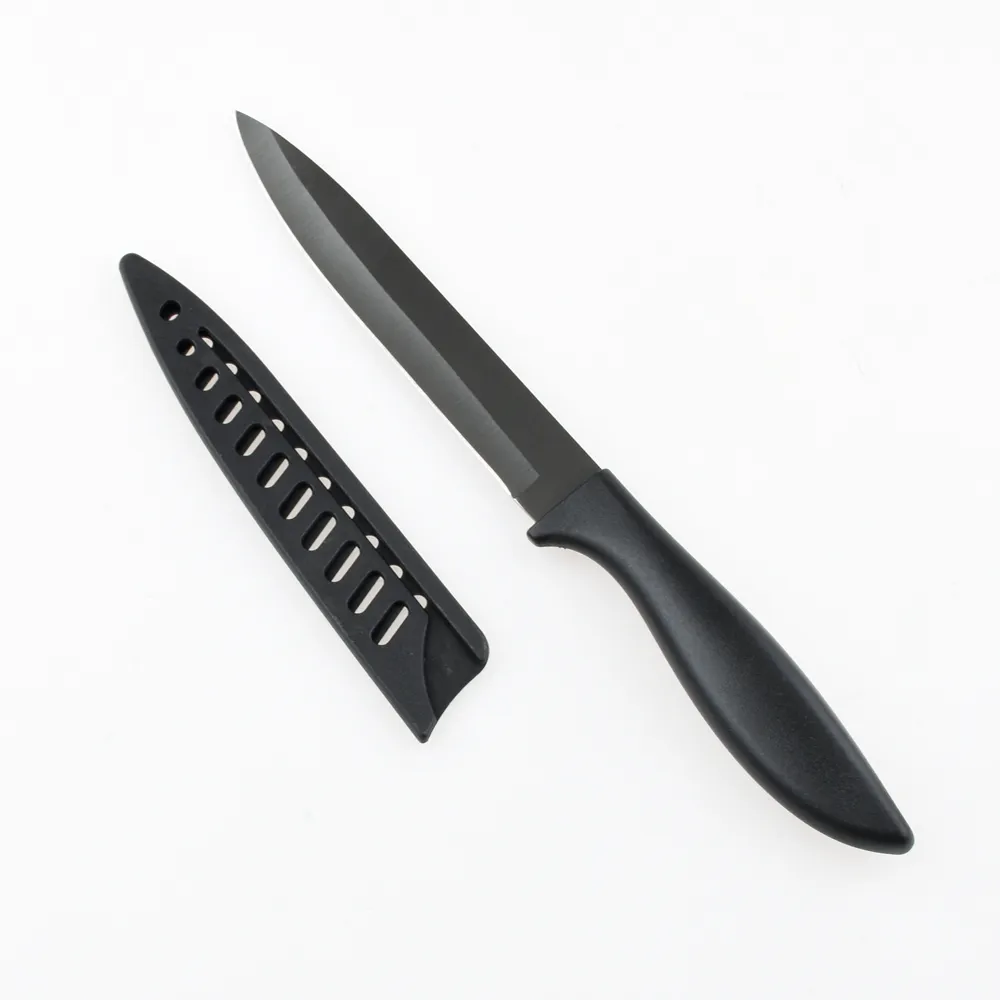 डिजाइनर रसोई बावर्ची किट गैर छड़ी रसोई उपयोगिता चाकू स्टैंड के साथ सेट सस्ते कीमत प्लास्टिक उपयोगिता चाकू