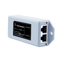 Extensor/Repetidor POE de Red, Impermeable para Exteriores, Ethernet, Extensión de 200m, Inyector POE, Adaptador IEEE802.3at/af