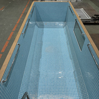 Piscine hors sol en acier inoxydable de 20 pieds, pour jardin extérieur, cour arrière, villa, complexe hôtelier, personnalisée pour les enfants