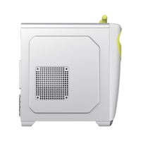 Boîtier PC Gamer GAMEMAX Micro ATX Mid Tower OEM avec ventilateurs de refroidissement, ports USB et audio avant, style élégant, en acier