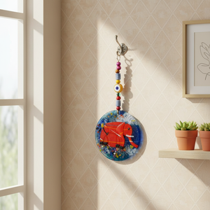 Decoración de pared de ojos malvados de cristal de 12x22 cm Acento de pared único y llamativo - Product Image 3