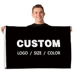 Any Color Outdoor Standard Advertising 3x5 <b>Flags</b> Promotion Custom <b>Flag</b> - Product Image 1