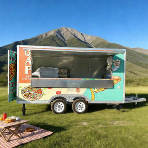 Remolque de Comida Móvil Cuadrado de Acero Galvanizado con Certificación DOT VIN CE, Completamente Equipado para Hot Dogs y Pizza, Estilo Europeo - Product Image 2
