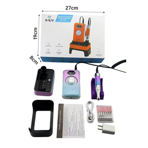 Appareil <span class=keywords><strong>professionnel</strong></span> portable rechargeable 2-en-1 <span class=keywords><strong>pour</strong></span> salon de manucure, perceuse à ongles électrique 45000 tr/min avec lampe UV - Product Image 4