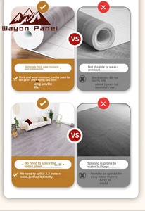 Rollo de Suelo de Vinilo de PVC Resistente al Agua y al Desgaste de Alta Calidad Wayon para Baño y Apartamento - Product Image 4