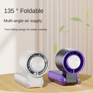 2025 mới xách tay mini USB sạc Fan cầm tay tốc độ cao tốc độ cao băng gói pin hoạt động ngoài trời cổ treo xe - Product Image 5