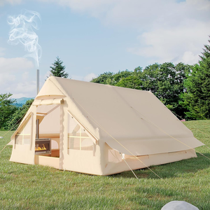 Tente Gonflable Automatique de Luxe, Imperméable, Portable, pour Camping en Plein Air, Résistante aux UV, Quatre Saisons, Une Chambre - Product Image 4