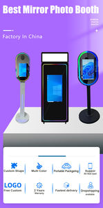 PT Party Events Equipment Magic Mirror Photo Booth <b>LED</b> RGB <b>Lights</b> Slim Design Oval Round <b>Square</b> Tunnel System Professional - Product Image 3