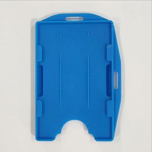 Поставка с завода, двухсторонний жесткий пластиковый вертикальный офисный бейдж, многогранный тег с черным и прозрачным логотипом - Product Image 6