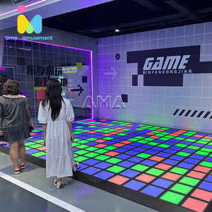 Sol de jeu LED interactif 30x30cm pour salle de jeux, piste de danse LED 3D pour jeux d'enfants - Product Image 3