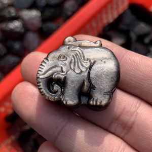 Pendentif en cristal d'obsidienne dorée et argentée, 1 pièce, cadeau artisanal pour la fabrication de bijoux, vente en gros - Product Image 6