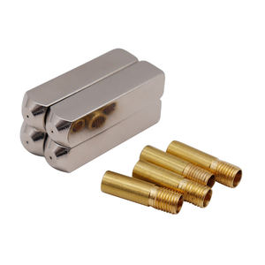 Weiou metal oro rosa consejos para cordones cara de espejo aglets - Product Image 4