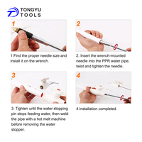 Ensemble d'outils de plomberie d'arrêt d'eau thermofusible 1/2 "3/4" 1 "pouces Kit de bouchon de tuyau d'eau blocage temporaire de l'eau pour l'amélioration de l'habitat