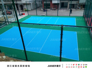 Pavimento Deportivo Modular de Baldosas en Varios Colores para Facilitar el Montaje y <span class=keywords><strong>la</strong></span> Impermeabilización - Product Image 4