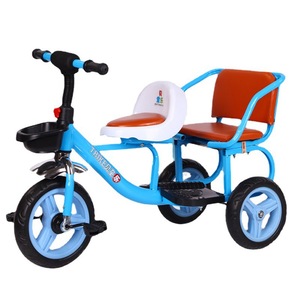 Bicicleta de Pedales para Niños 2023, Bicicleta de Equilibrio de 3 Ruedas para Niños de 2 a <span class=keywords><strong>4</strong></span> Años, Juguete Funcional, <span class=keywords><strong>Triciclo</strong></span> Infantil de Doble Asiento - Product Image 1