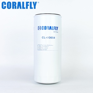 Coralfly ตัวกรองน้ำมันรถบรรทุกอะไหล่เครื่องยนต์รถบรรทุก477556 P550425 CL-O3654 8132685 LF3654สำหรับวอลโว่ - Product Image 2