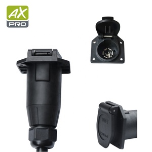 European and <strong>American</strong> RV Trailer Car Wiring Connector 7-core Waterproof Extension Plug Adapter Power <strong>Cable</strong> - Product Image 4