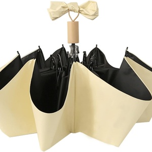 Semi <b>Automatic</b> Wholesale Supplier Print Three Folding Mini <b>Automatic</b> Opening Close <b>Umbrella</b> <b>Automatic</b> <b>Umbrella</b> With Gifts - Product Image 4