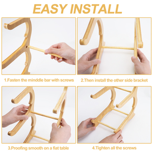 3 Tier giỏ trái cây cho nhà bếp với tấm hộ gia đình trái cây và rau quả nhà bếp giá tre Acrylic thực phẩm lưu trữ container - Product Image 6