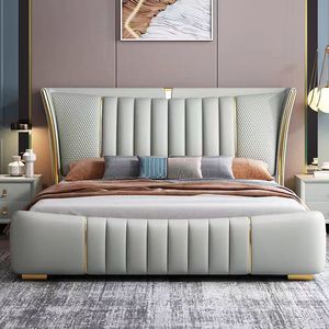 Ultimo Modello di Arredamento per Camere d'Albergo di Lusso - <span class=keywords><strong>Letto</strong></span> Imbottito Matrimoniale Extra Large e Struttura <span class=keywords><strong>Letto</strong></span> Grande - Product Image 3