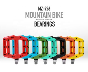 Pédales de vélo de <span class=keywords><strong>route</strong></span> BMX VTT plates à trois roulements scellés en nylon - Product Image 3