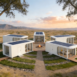 Solution de <span class=keywords><strong>maison</strong></span> capsule modulaire préfabriquée pour les entrepreneurs de complexes hôteliers travaillant dans les régions montagneuses sans engins lourds - Product Image 1