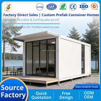 Casa Prefabbricata OEM Monopiano da 20 piedi, Smontabile, Tipo Container, Design Moderno, per Ufficio, Abitazione o Hotel