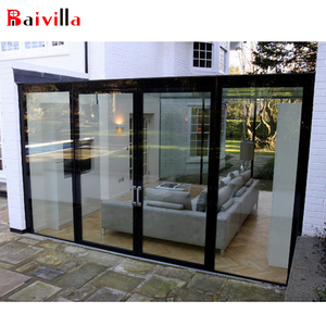 Dernière Conception Préfabriquée Maison de Jardin <span class=keywords><strong>en</strong></span> Verre Véranda avec l'extrusion <span class=keywords><strong>en</strong></span> <span class=keywords><strong>aluminium</strong></span> profil préfabriqué Sunroom - Product Image 5