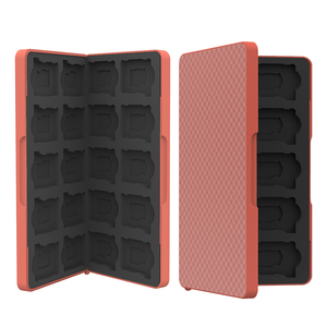 Darbeye Dayanıklı Koruma Oyun Aksesuarı Taşınabilir Seyahat Organizatör Manyetik 20 Oyun Kartı Yuvası Kılıf Nintendo <span class=keywords><strong>Switch</strong></span> 2 için Su Geçirmez - Product Image 3
