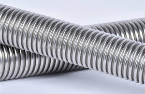 צינור מתכת צינור חוט חוט צינור גמיש צינור הגנה שרוול צינור נירוסטה i. d.5mm o. d.7mm o. יצרן מגולוון - Product Image 5