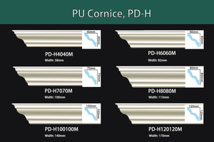 Moulage à <span class=keywords><strong>angle</strong></span> plat PU décoration intérieure classique de la maison décoration de <span class=keywords><strong>plafond</strong></span> en polyuréthane - Product Image 6