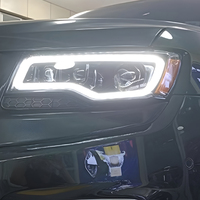 Ensemble de phares LED KGKB pour Jeep Grand Cherokee 2014-2021, haute qualité, trois projecteurs, clignotants séquentiels, plug and play
