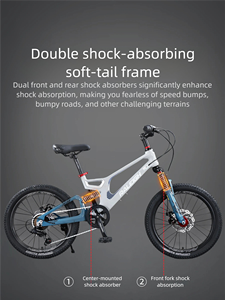 NOUVEAU Vélo VTT Enfant 2026 en Alliage de Magnésium, Double Suspension, Freins à Disque, 7 Vitesses, 20 Pouces, pour Garçons et Filles, Cross-Country - Product Image 2