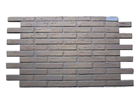 Nouveau panneau mural décoratif en mousse PU légère, imitation brique, pour l'intérieur et l'extérieur, facile à manipuler, pour jardin
