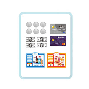 Juguete de Madera Eléctrico con Caja Registradora Roja para Niños, Juego de Imitación de Supermercado - Product Image 3