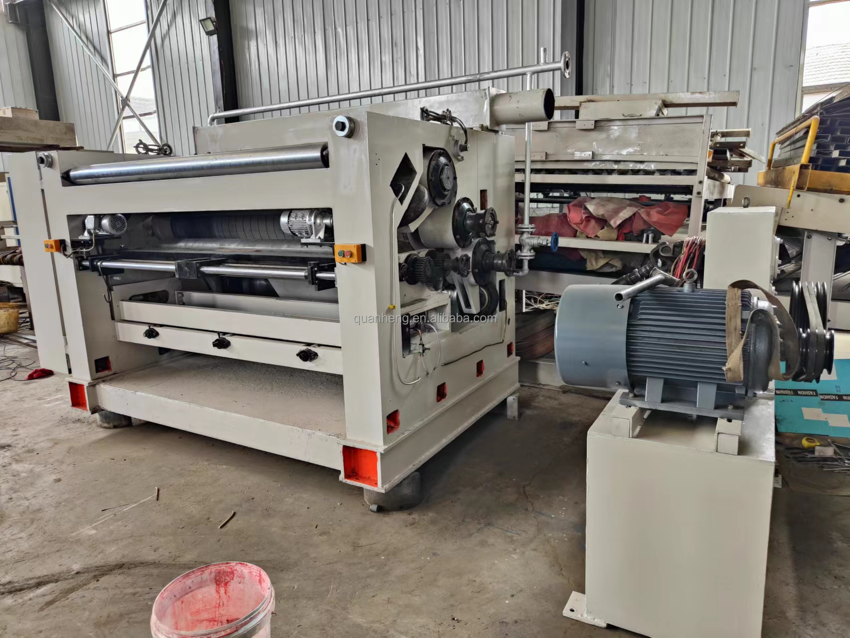 Second Hand 1800mm Corrugated Cardboard Production Line 100m/Min