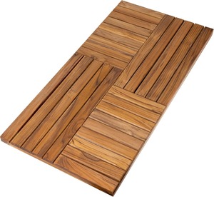 Tapete <span class=keywords><strong>de</strong></span> Baño <span class=keywords><strong>de</strong></span> Madera <span class=keywords><strong>de</strong></span> Acacia Premium, Antideslizante, Ecológico, Resistente, Impermeable, para Interiores y Exteriores - Product Image 1