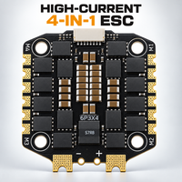 Contrôleur de vitesse brushless 60A 4-en-1 ESC GEPRC TAKER H60 BLS 3-6S LiPo 65A Burst DShot150 300 600 30.5x30.5mm 14.9g