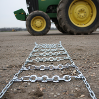 Cadenas para Neumáticos de Tractor de Doble Anillo - Acero Endurecido Marca Bright Future 1 Año de Garantía