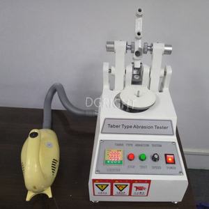 Machine d'essai de résistance à l'usure de plateforme rotative à bouton-poussoir, testeur d'<span class=keywords><strong>abrasion</strong></span> <span class=keywords><strong>TABER</strong></span> pour cuir - Product Image 2