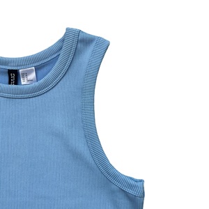 <span class=keywords><strong>Canotta</strong></span> da Donna a Costine con Ricamo del Logo Personalizzato, Vestibilità Slim, Tinta Unita Sexy, <span class=keywords><strong>Crop</strong></span> <span class=keywords><strong>Top</strong></span> Sportivo, Gilet da Yoga all'Ingrosso - Product Image 3