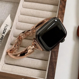 Correas de Reloj Inteligente de Lujo para Mujer, Clásicas y Elegantes, de 38, 40, 41, 42, 44, 45 y 49 mm, Universales para <span class=keywords><strong>Apple</strong></span> <span class=keywords><strong>Watch</strong></span> Series 9, 8, 7, 6 y <span class=keywords><strong>SE</strong></span>, Nueva Llegada - Product Image 4