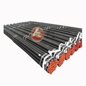 schedule 40 60 80 carbon steel pipe API 5L API 5CT ASTM A53 ASTM A252 ERW HFW steel pipe