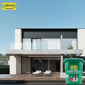 <span class=keywords><strong>Peinture</strong></span> de pierre sablée pour murs extérieurs, texture écran solaire, couleur pierre litchi, peintures - Product Image 1