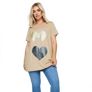 T-shirt imprimé pour femme, best-seller, décontracté, manches courtes, tissu doux, designs personnalisés, choix de couleurs, gamme de tailles - Product Image 4
