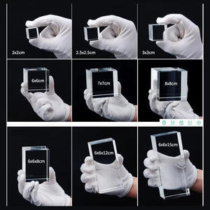 بيع بالجملة من المصنع <span class=keywords><strong>K9</strong></span> بأحجام متعددة وجودة متوفرة فارغة صلبة مكعب عالي مخصص محفور بالليزر ثلاثي الأبعاد للهدايا - Product Image 3