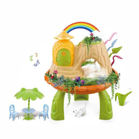 Jeu de maison magique de jardin féerique éducatif avec jouets en plastique 26 cm, thème métiers, pour garçons et filles