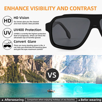 Vente flash - Lunettes de soleil classiques vintage à monture carrée en acétate pour hommes et femmes - Lunettes de soleil polarisées haute définition de luxe